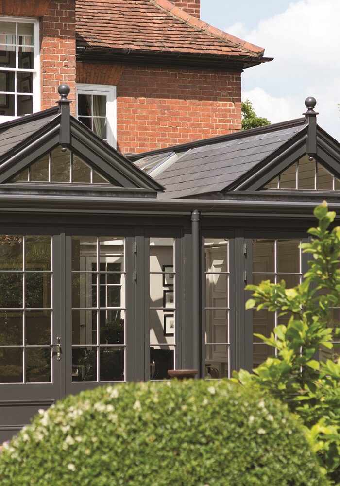 Why black is the new white for garden room extensions