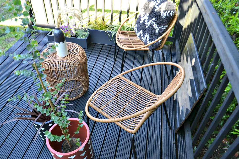 Boho garden furniture