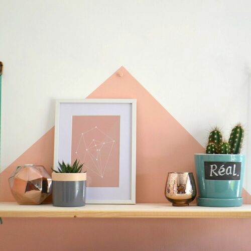 DIY Shelf Scandi style