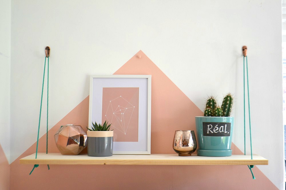 DIY Shelf Scandi style