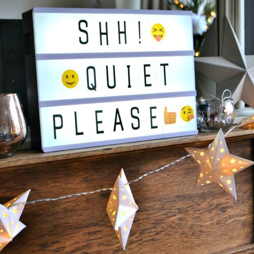 Quiet Please sign