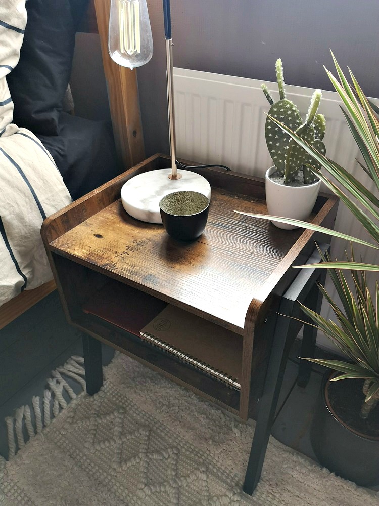 Industrial side table