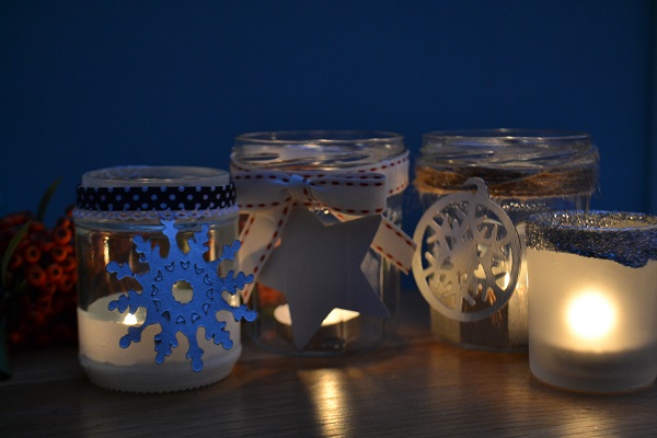 Tealight jam jars