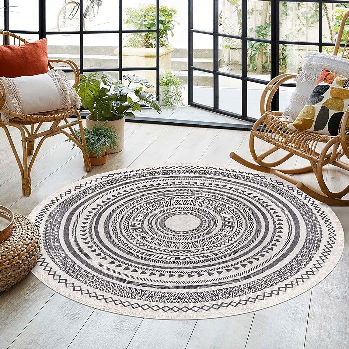 Boho mandala rug