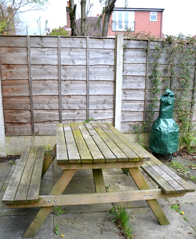 Picnic bench makeover