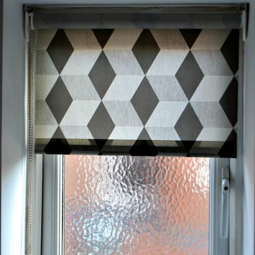 cube design roller blind