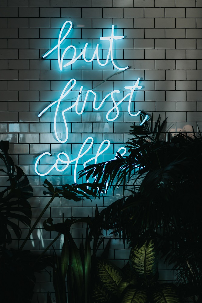 neon wall sign