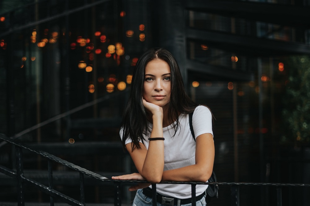 Classic white t-shirt