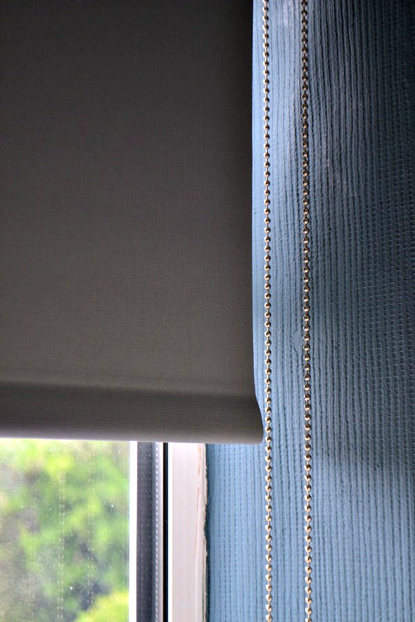 nickel chain blinds