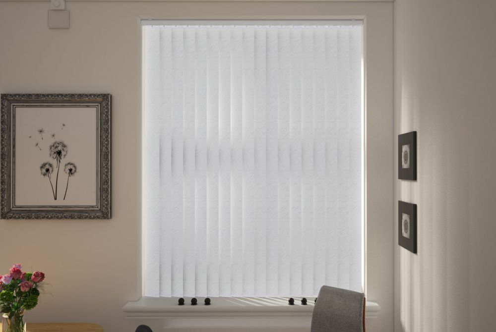 white window blinds